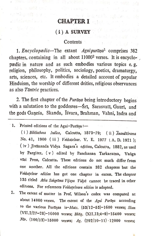 Agni Puranam A Study